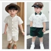 Set đũi trắng bé trai phong cách Hàn Quốc, mềm mát, thích hợp đi học, biển, du lịch - Kool - Giá ưu đãi 99.000đ 10