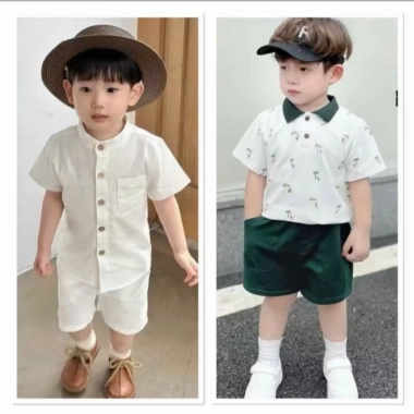 Set đũi trắng bé trai phong cách Hàn Quốc, mềm mát, thích hợp đi học, biển, du lịch - Kool - Giá ưu đãi 99.000đ 10 Set đũi trắng bé trai phong cách Hàn Quốc, mềm mát, thích hợp đi học, biển, du lịch - Kool - Giá ưu đãi 99.000đ 10