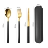 Set Dụng Cụ Ăn Thép Không Gỉ Kèm Hộp Đựng Tiện Lợi - Bền Bỉ, Giá Ưu Đãi 6