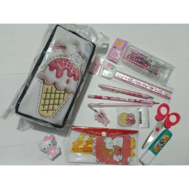 Set dụng cụ học tập bé gái đáng yêu - Giá ưu đãi 99.222₫, an toàn, phát triển tư duy
