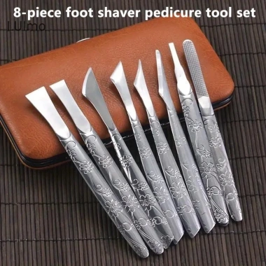 Set Dụng Cụ Làm Móng Tay Chân LUImo Thép Không Gỉ, Dao Ngón, Cạp Da Chết, Loại Bỏ SBS, Giá Ưu Đãi 273k