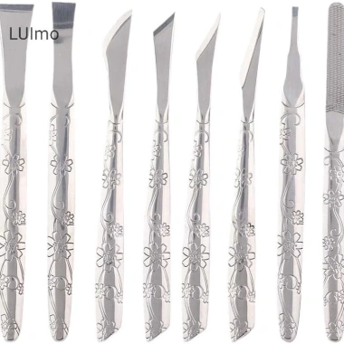 Set Dụng Cụ Làm Móng Tay Chân LUImo Thép Không Gỉ, Dao Ngón, Cạp Da Chết, Loại Bỏ SBS, Giá Ưu Đãi 273k