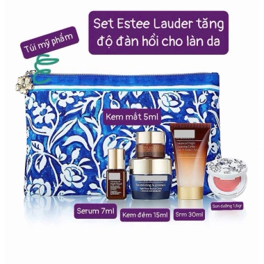 Set Dưỡng Da Túi Hoa Xanh Nắng Skincare Ét tee 6 món - Giá chỉ 861.000đ - Dưỡng ẩm, sáng da, giảm 20%
