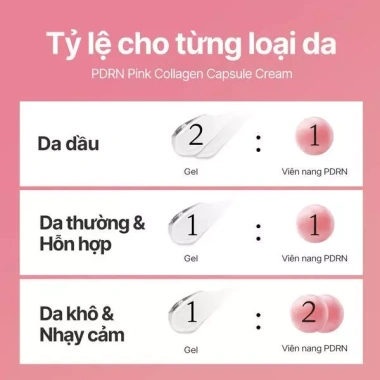 Set dưỡng sáng căng bóng da PDRN Pink Serum Peptide + Kem Capsule Giá ưu đãi 1.02tr 7