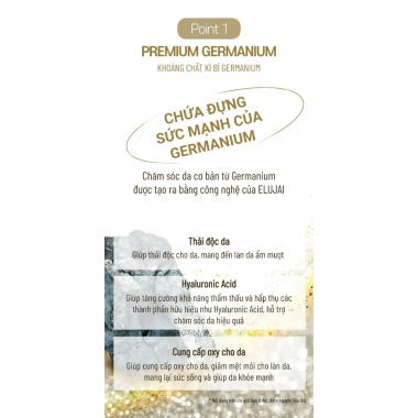 Set Dưỡng Tái Tạo Phục Hồi Da Elujai Premium Germanium Nấm Linh Chi Hàn Quốc Giá 1.69 Triệu Giảm Đặc Biệt