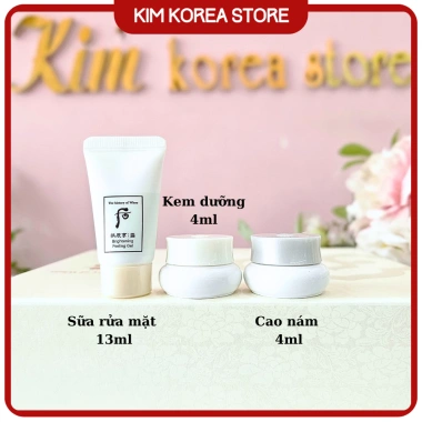 Set dưỡng trắng da Whoo chính hãng – Combo làm mờ thâm nám, tàn nhang, bộ tinh chất Gongjinhyang Seol – 829.000₫