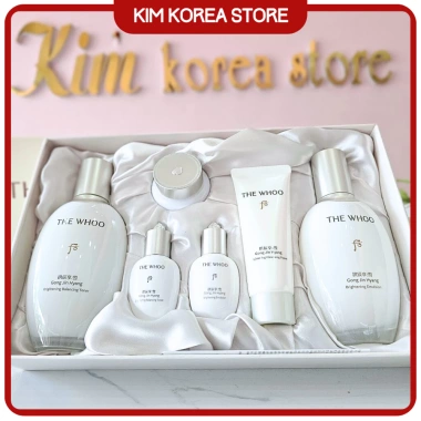 Set dưỡng trắng da Whoo chính hãng – Combo làm mờ thâm nám, tàn nhang, bộ tinh chất Gongjinhyang Seol – 829.000₫