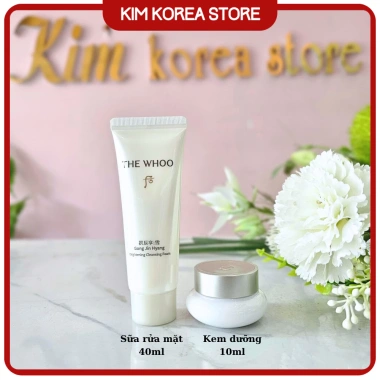 Set dưỡng trắng da Whoo chính hãng – Combo làm mờ thâm nám, tàn nhang, bộ tinh chất Gongjinhyang Seol – 829.000₫