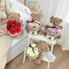 Set gấu teddy ôm rổ hoa sáp kèm túi, đèn, thiệp - Quà Valentine, 8/3, sinh nhật, tốt nghiệp - Giá chỉ 550.000₫