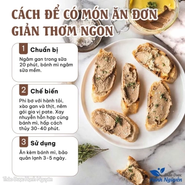 Set gia vị làm pate 1kg chuẩn vị thơm ngon Thảo Dược Hạnh Nguyên chỉ 10.000 VND