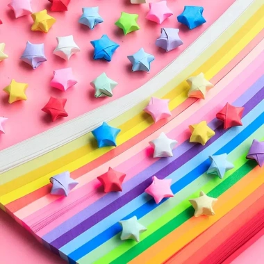 Set Giấy Xếp Hình Origami 1.350 Màu Gradient Sáng Tạo - Giá Ưu Đãi 41.690₫ 3