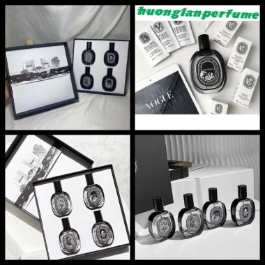 Set Giff Nước Hoa Mini Diptyque 30ml 4 Chai - 4 Mùi Xuất Sắc, Giá 400k Giảm 20%