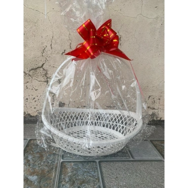 Sét giỏ nơ + túi kiếng gói quà lễ tết 2.026 Giá chỉ 20.000đ, rẻ đẹp, phụ kiện đầy đủ 2