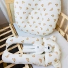 Set gối chống trào chữ U cho bé, vải đũi gân 2 lớp AnChEE, giá giảm 279.000đ 4
