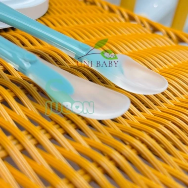 Sét Hai Thìa Jupon Unibaby và Hộp Cao Cấp Silicol PPSU An Toàn Cho Bé - Giá 50.000 VND