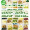 Set hạt dinh dưỡng nấu cháo ăn dặm và làm sữa hạt cho bé, gói tiện dụng, giảm 20% 4