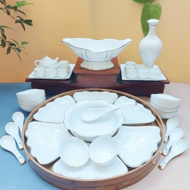 Sét hoa mặt trời - Quà tặng doanh nghiệp, tân gia - Gốm sứ Bát Tràng cao cấp, chính hãng, chỉ 864.000 VND 3 Sét hoa mặt trời - Quà tặng doanh nghiệp, tân gia - Gốm sứ Bát Tràng cao cấp, chính hãng, chỉ 864.000 VND 3