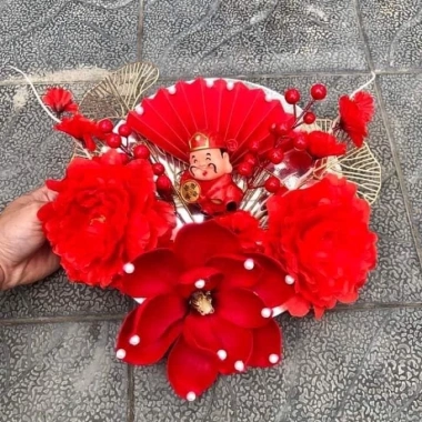 Set hoa mộc Lan trang trí tháp bánh - Giỏ quà Tết giá ưu đãi 80.000 VND