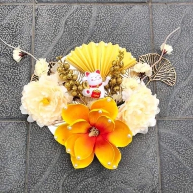 Set hoa mộc Lan trang trí tháp bánh - Giỏ quà Tết giá ưu đãi 80.000 VND