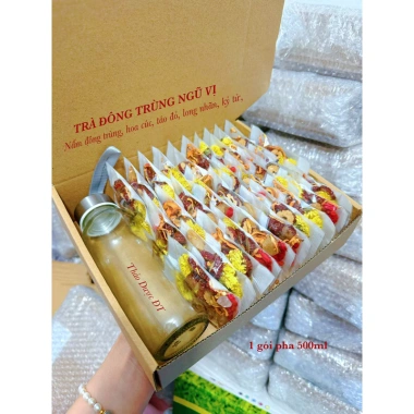 Set Hộp 30 Gói Trà Đông Trùng 3/4/5/8 Vị - Tặng Bình Thuỷ Tinh, Giá chỉ 135.000đ 4