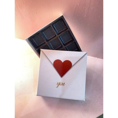 Set hộp cứng đựng socola bonbon 8-9-12 ô kèm túi - sang trọng, giảm còn 32.800₫ 9