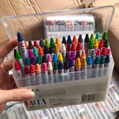 Set hộp màu 64 cây crayon nhựa cho bé yêu - Giá ưu đãi 64.900₫, chất lượng an toàn 2 Set hộp màu 64 cây crayon nhựa cho bé yêu - Giá ưu đãi 64.900₫, chất lượng an toàn 2