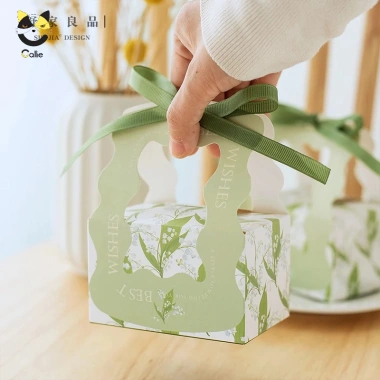 Set Hộp Quà Tặng Tiểu Thư 100/50/20 - Tay Cầm, Nơ Lụa, Hộp Son Lady Kiểu Châu Âu Giá 59.000