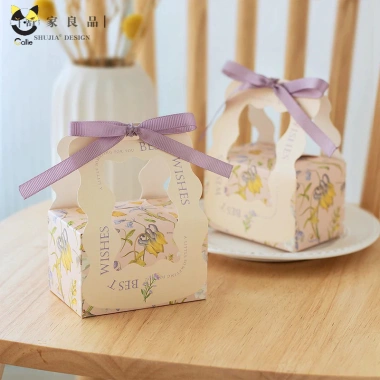Set Hộp Quà Tặng Tiểu Thư 100/50/20 - Tay Cầm, Nơ Lụa, Hộp Son Lady Kiểu Châu Âu Giá 59.000