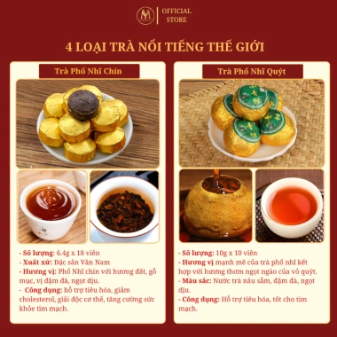 Set Hộp Quà Tặng Trà 4 Đại Danh Trà + Ấm Thời Đại Thịnh Vượng - Quà Biếu Sếp, Sự Kiện 3
