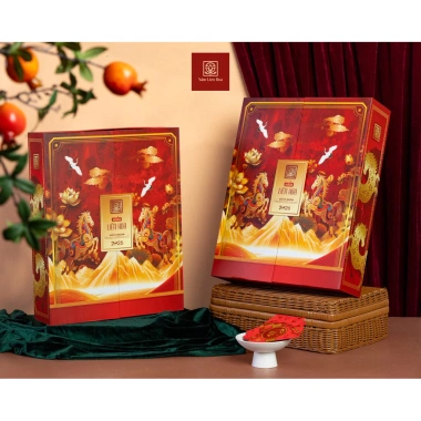 Set hộp quà Tết Nấm Khô cao cấp - Giảm 20% - Quà tặng sang trọng, vị thơm ngon