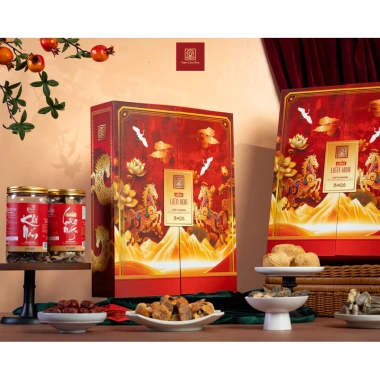 Set hộp quà Tết Nấm Khô cao cấp - Giảm 20% - Quà tặng sang trọng, vị thơm ngon