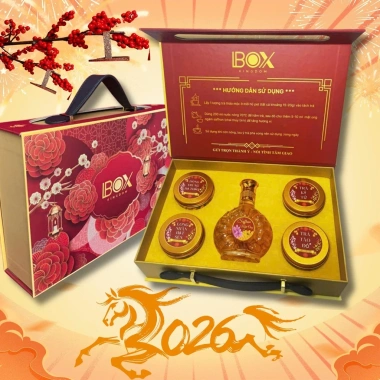 Set Hộp Trà Thảo Mộc & Safron Ngâm Mật Ong - Quà Tết Cao Cấp Giá 499.000
