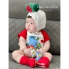 SET ikii Bodysuit + Nón Bánh Tét cho bé - Trang phục Tết giá chỉ 159.000 VNĐ 2