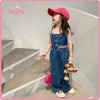 Set Jean Bé Gái Áo Hai Dây Quần Ống Suông Lưng Thun Chất Mềm Mịn Co Giãn 239.000₫ 3