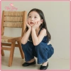 Set Jean Bé Gái Áo Hai Dây Quần Ống Suông Lưng Thun Chất Mềm Mịn Co Giãn 239.000₫ 5
