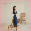 Set Jean Bé Gái Áo Hai Dây Quần Ống Suông Lưng Thun Chất Mềm Mịn Co Giãn 239.000₫ 6