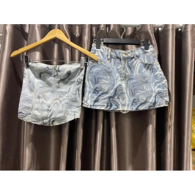 Set jean bò áo quai size M - Thanh lý giảm 20%, chỉ 160.000 đồng