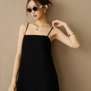 Set KAYLIN áo hai dây + quần suông dài vải linen BST Tháng 3 - Giá 625.000₫