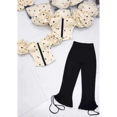 Set Kẻ Sọc Áo Ôm Body + Quần Ngắn Borip Co Giãn Thoải Mái – Tôn Dáng Giá 140k