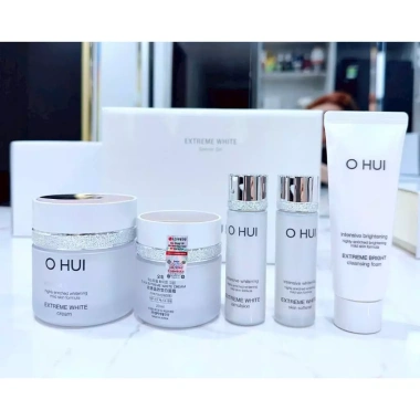 Set Kem Dưỡng Trắng Da Ohui Extreme White 50ml+20ml - Da Mịn, Giá 1.69 Triệu