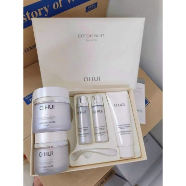 Set Kem Dưỡng Trắng Da Ohui Extreme White 50ml+20ml - Da Mịn, Giá 1.69 Triệu