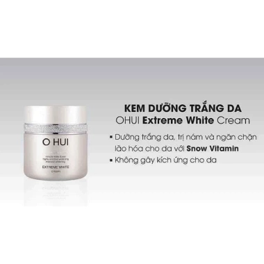 Set Kem Dưỡng Trắng Da Ohui Extreme White 50ml+20ml - Da Mịn, Giá 1.69 Triệu