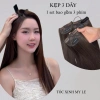 Sét kẹp 3 dãy tóc tơ nhân tạo nhập khẩu - mềm mượt, lỳ tự nhiên, chỉ 435k 2