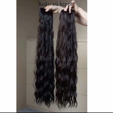 Sét kẹp 3 dãy tóc tơ nhân tạo nhập khẩu - mềm mượt, lỳ tự nhiên, chỉ 435k