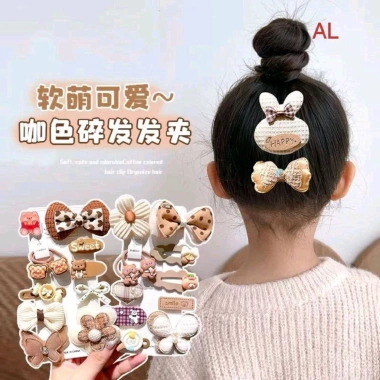 Sét Kẹp Nâu Dễ Thương Cho Bé Giá Siêu Tiết Kiệm 55.000₫ Giảm 11.000₫ 4
