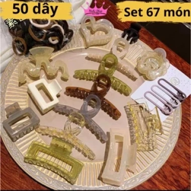 Sét kẹp tóc 67/80 chi tiết - Giá ưu đãi 45.000đ, bền đẹp, thiết kế tinh tế 3 Sét kẹp tóc 67/80 chi tiết - Giá ưu đãi 45.000đ, bền đẹp, thiết kế tinh tế 3