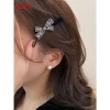 Sét kẹp tóc đen nơ đá siêu sang, phụ kiện tóc nữ thời trang, đẹp mắt – Giá ưu đãi 38.500đ 6