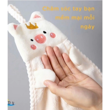 Set Khăn Lau Tay, Khăn Lau Bếp, Khăn Vệ Sinh Hình Hoa Xinh Xắn - Giá Ưu Đãi 11.760 VND