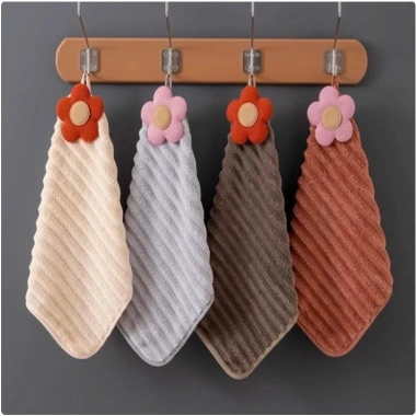 Set Khăn Lau Tay, Khăn Lau Bếp, Khăn Vệ Sinh Hình Hoa Xinh Xắn - Giá Ưu Đãi 11.760 VND
