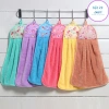 Set khăn lau tay nhà bếp cotton siêu mềm mịn, treo tường đa năng - Giá chỉ 10.000đ